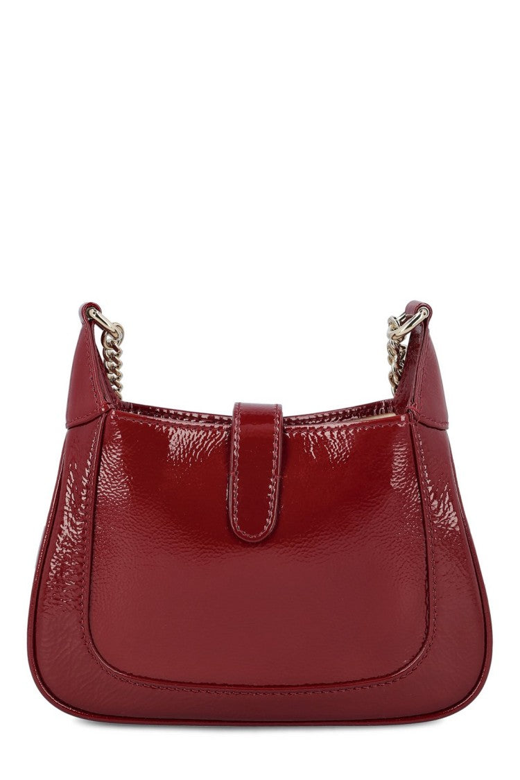 Compact Rectangular Mini 'Jackie' Bag In Smooth Calf Skin