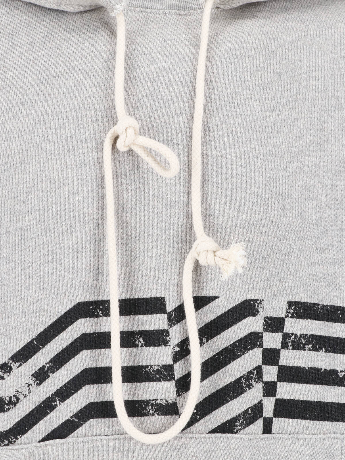 Gray Flag Vintage Cotton Hooded Sweatshirt