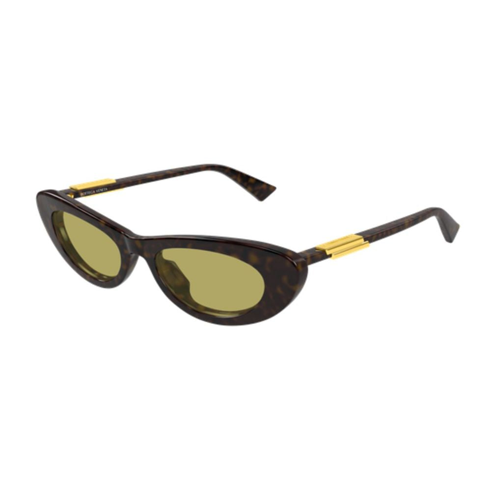 Oval Frame Sunglasses With Gold-Tone Ribbon Detail
