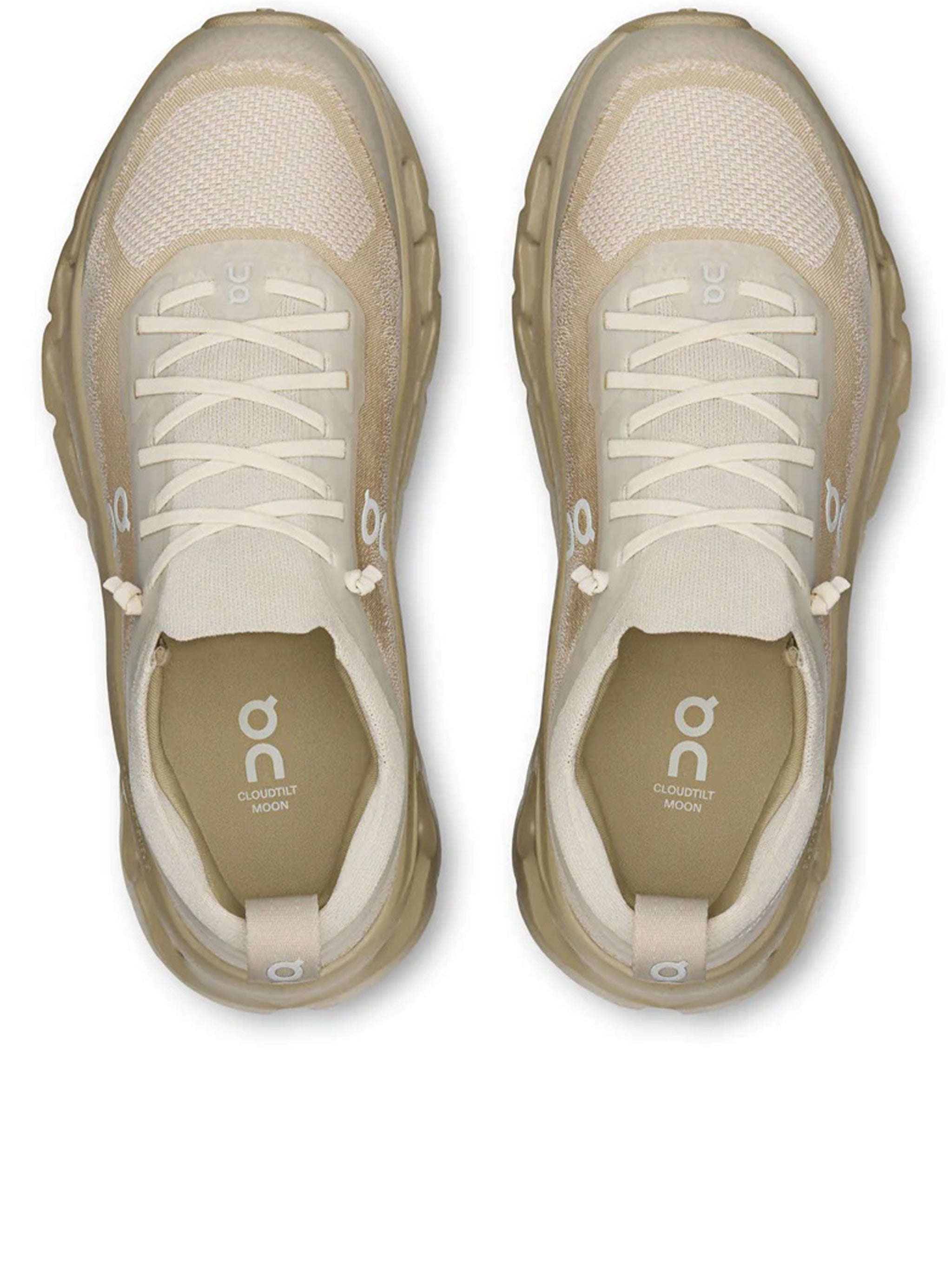 Beige Cloudtilt Mo Breathable Mesh Running Sneakers