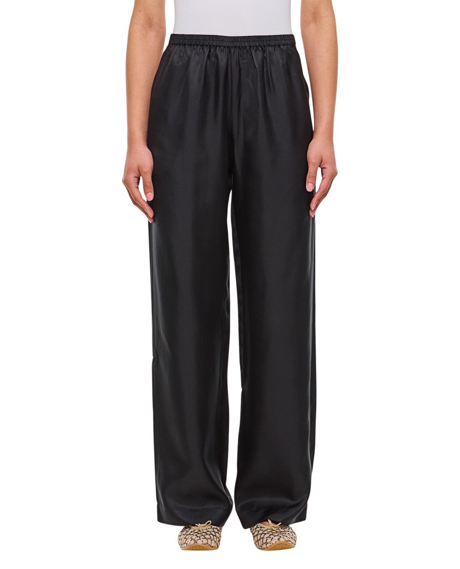 Black Straight Pants