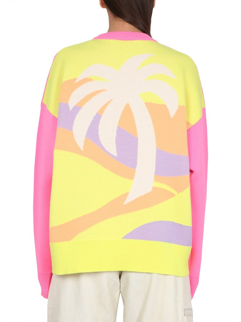 Jersey With Palm Motif