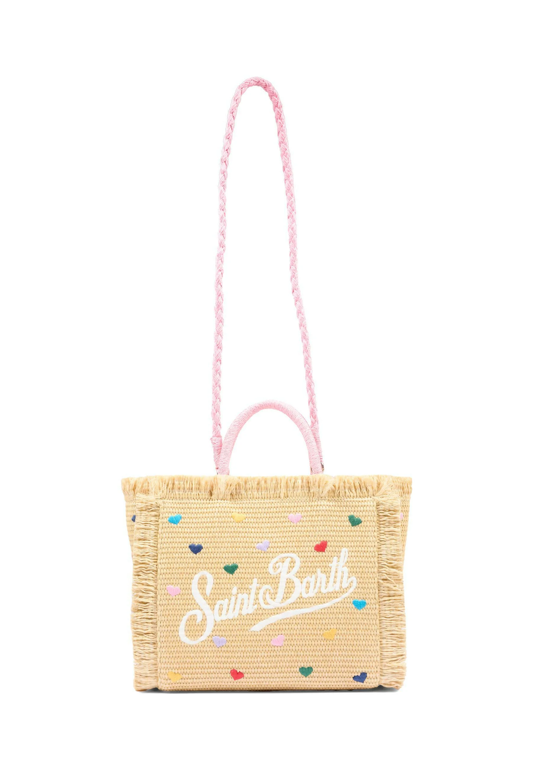 Yellow Colette Straw Handbag