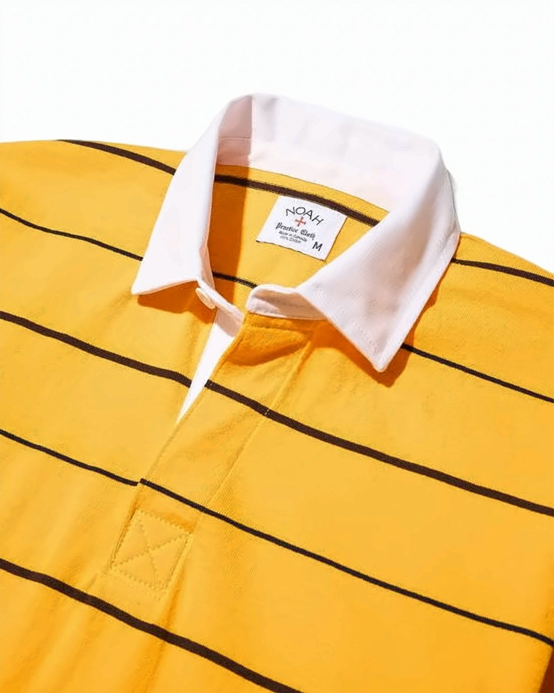 Long-Sleeve Polo Shirt with Contrasting Collar