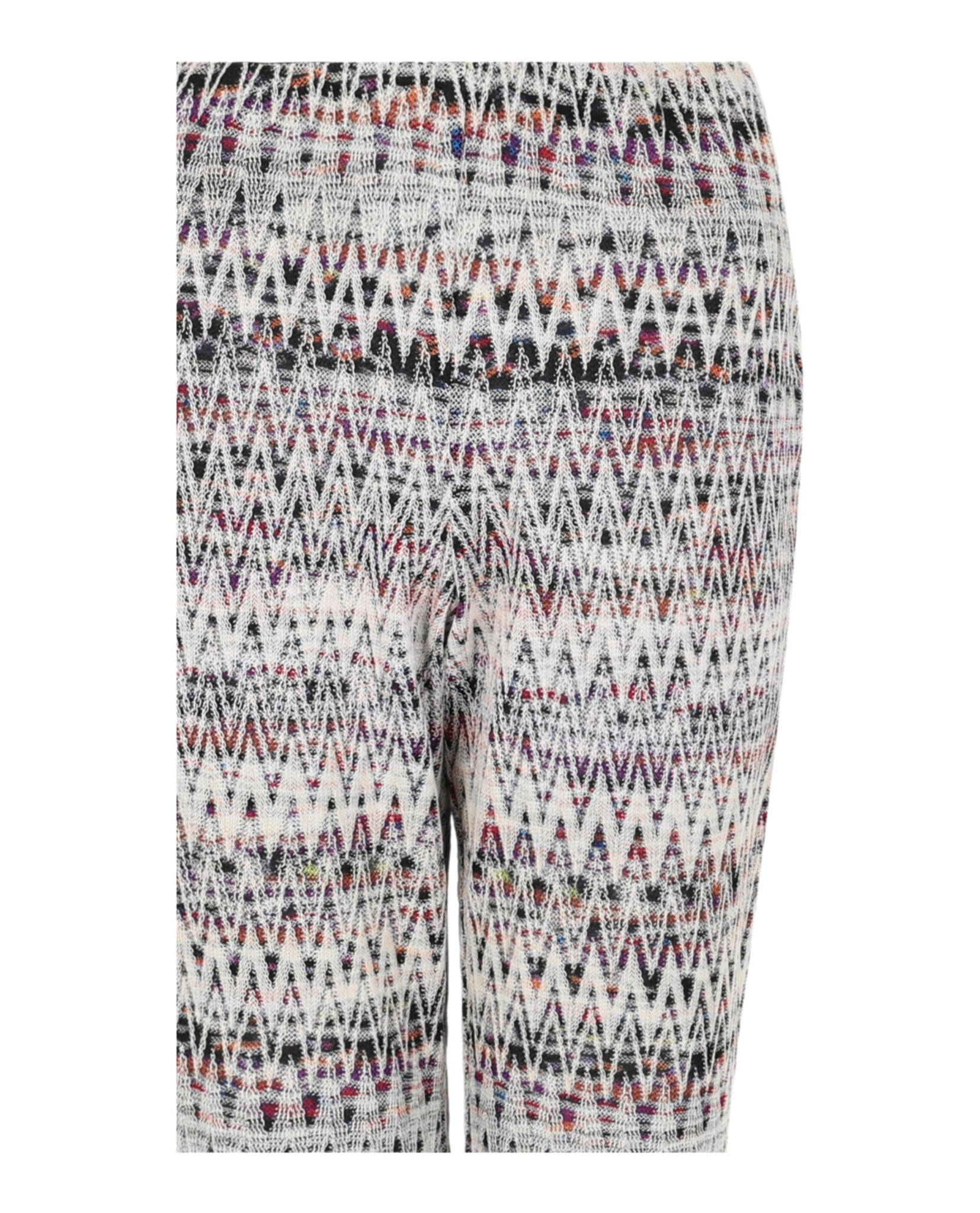 Zig Zag Patterned Flared-Leg Pants