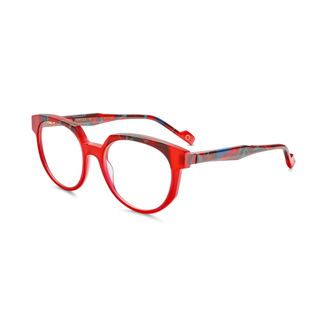 Wintour Rounded Acetate Sunglasses with Colorful Temples