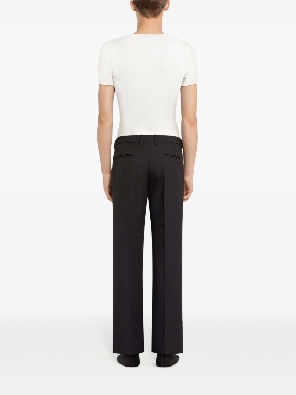 Tailored White Crew Neck T-Shirt