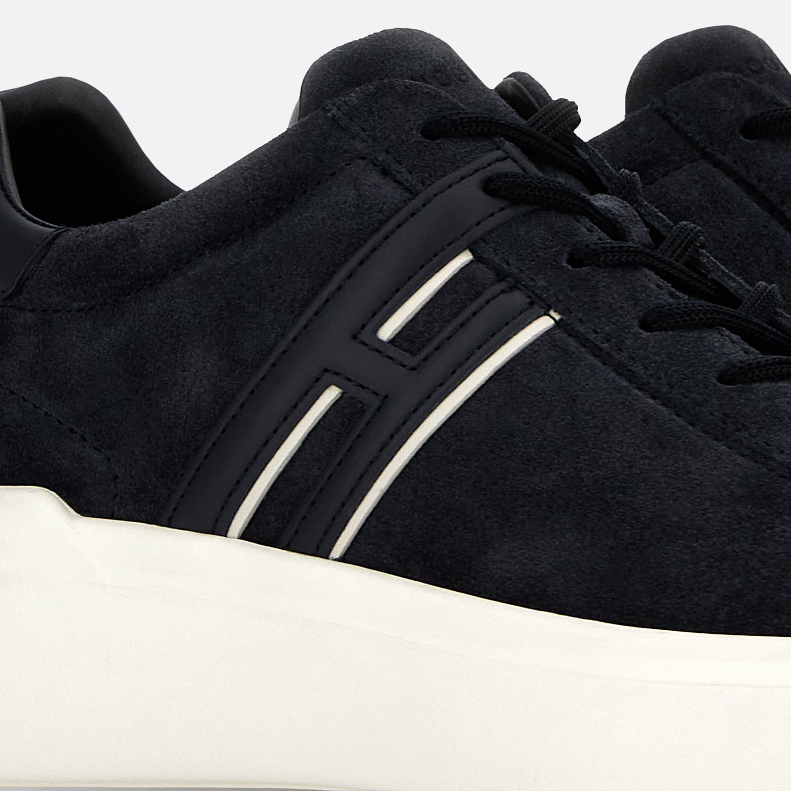 Lace-Up Sneakers With Suede Upper