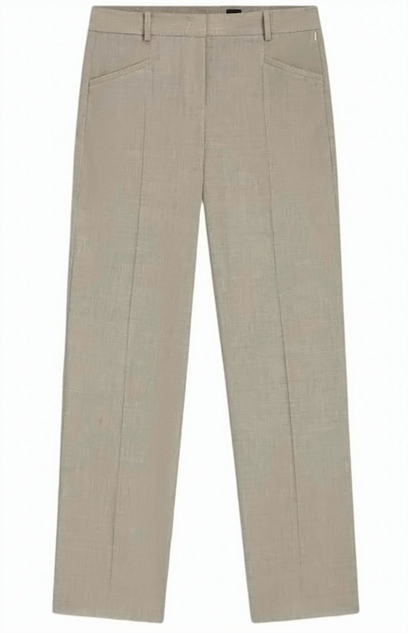 Tilda9 Melange Straight Leg Trousers