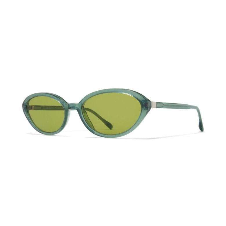 Toto Translucent Green Oval-frame Sunglasses