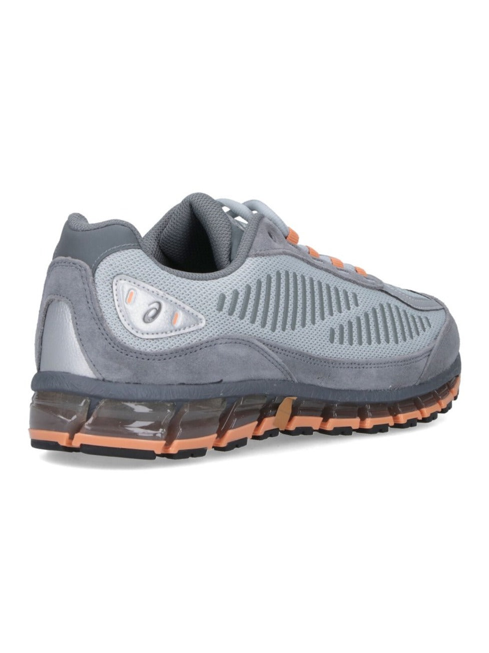 Streamlined Grey Sneakers With Accent Details
