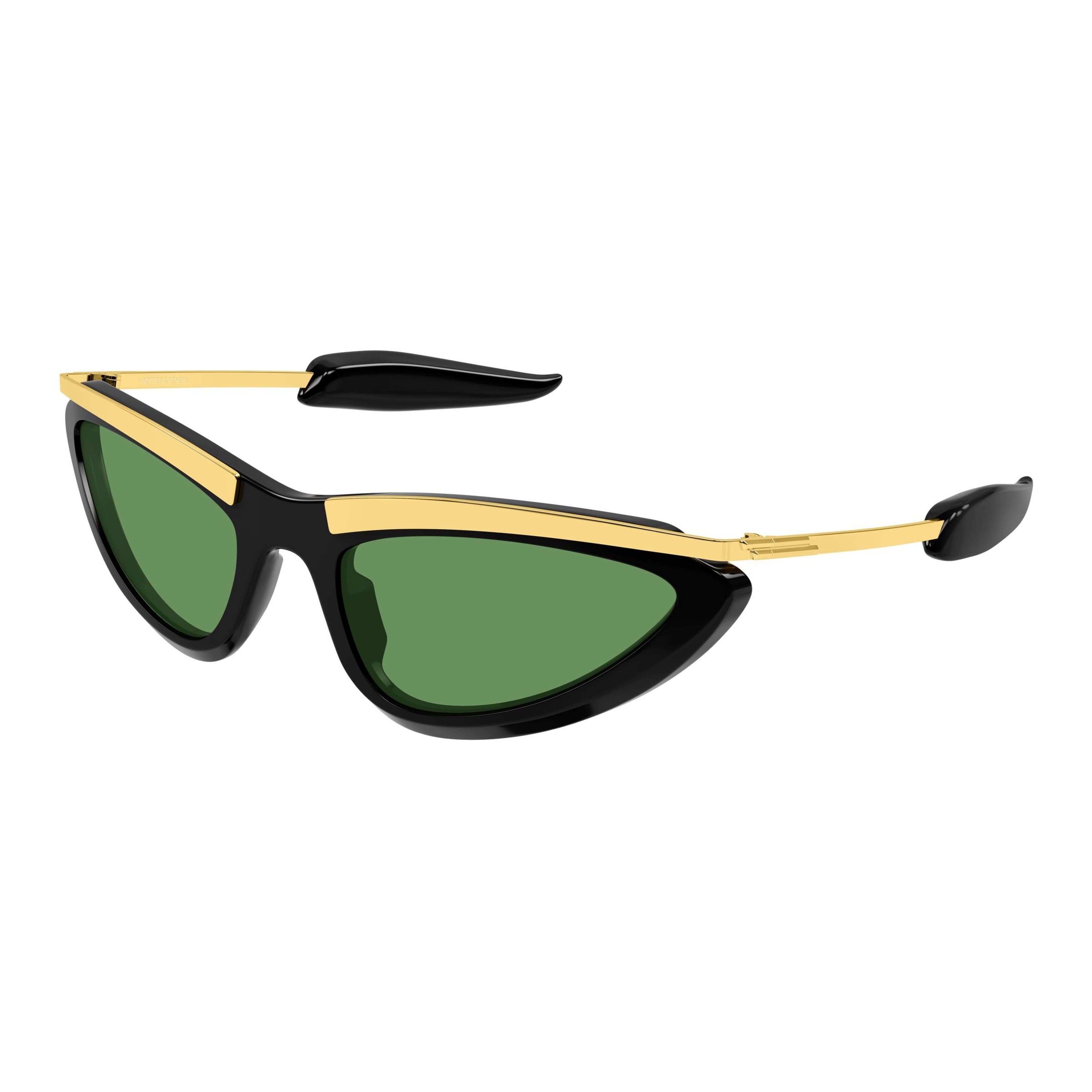 Black Bv1477s Gold Accent Cat-Eye Sunglasses