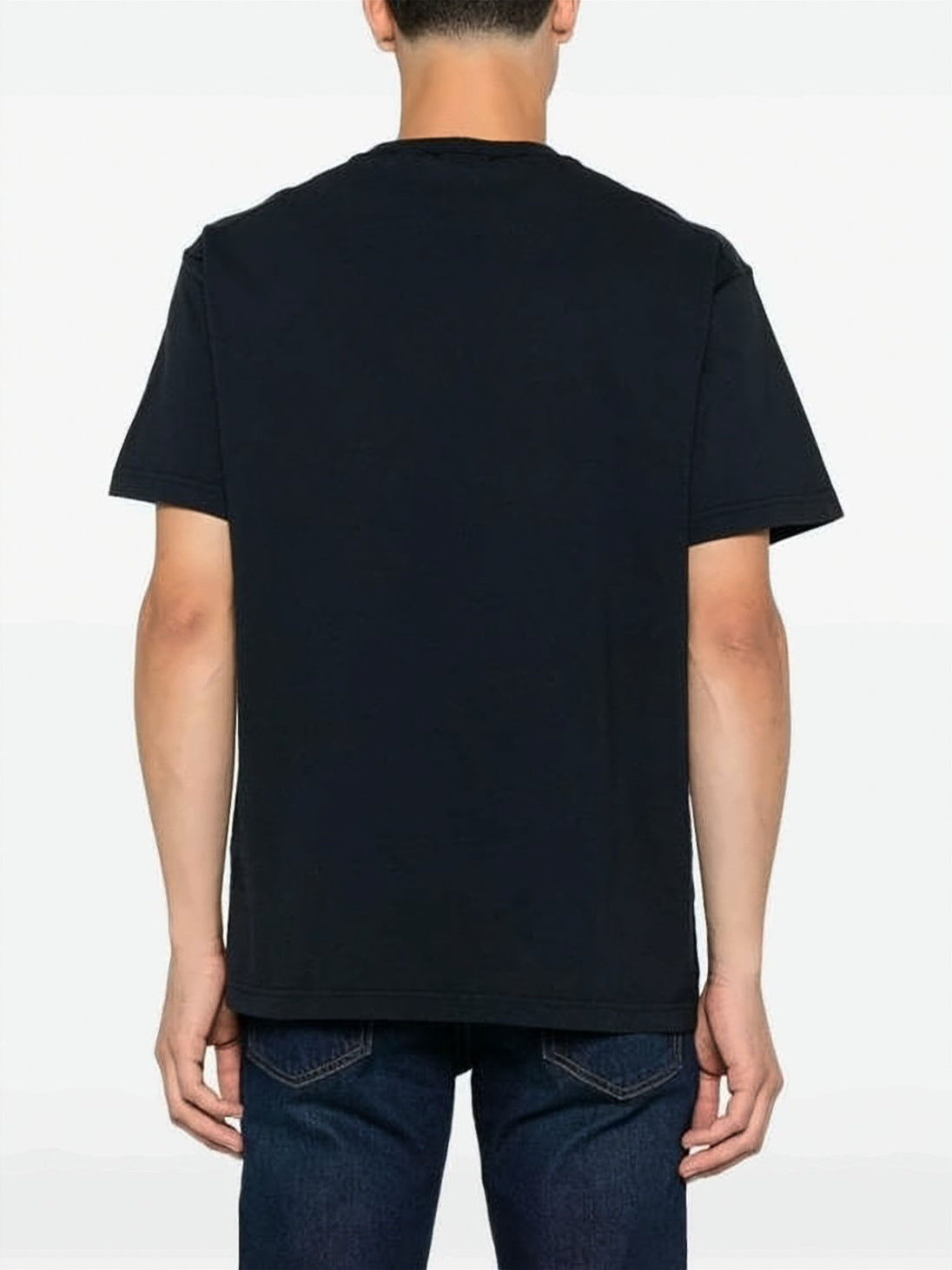 Crew Neck T-Shirt in Solid Black