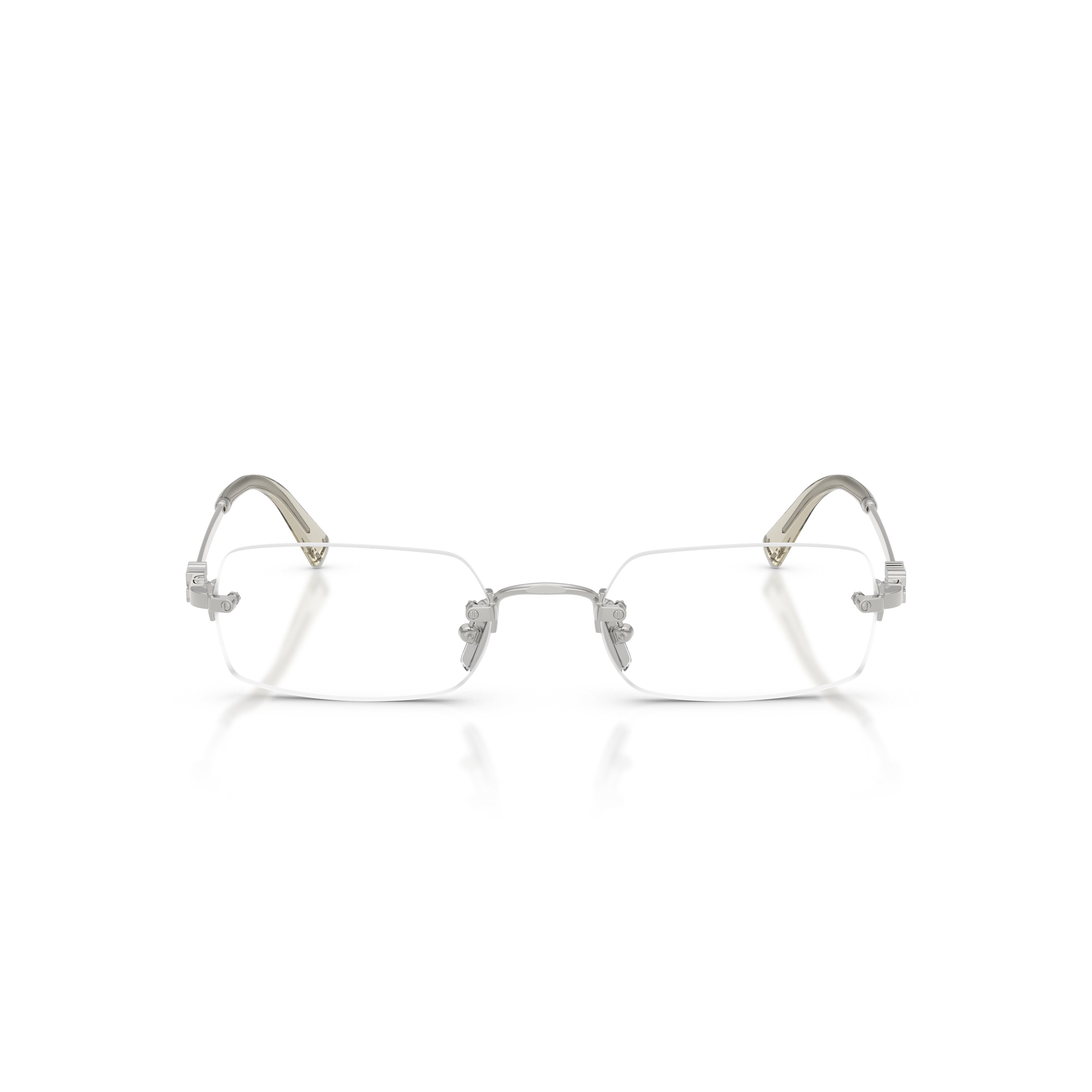 0mu 50yv Rimless Eyeglasses