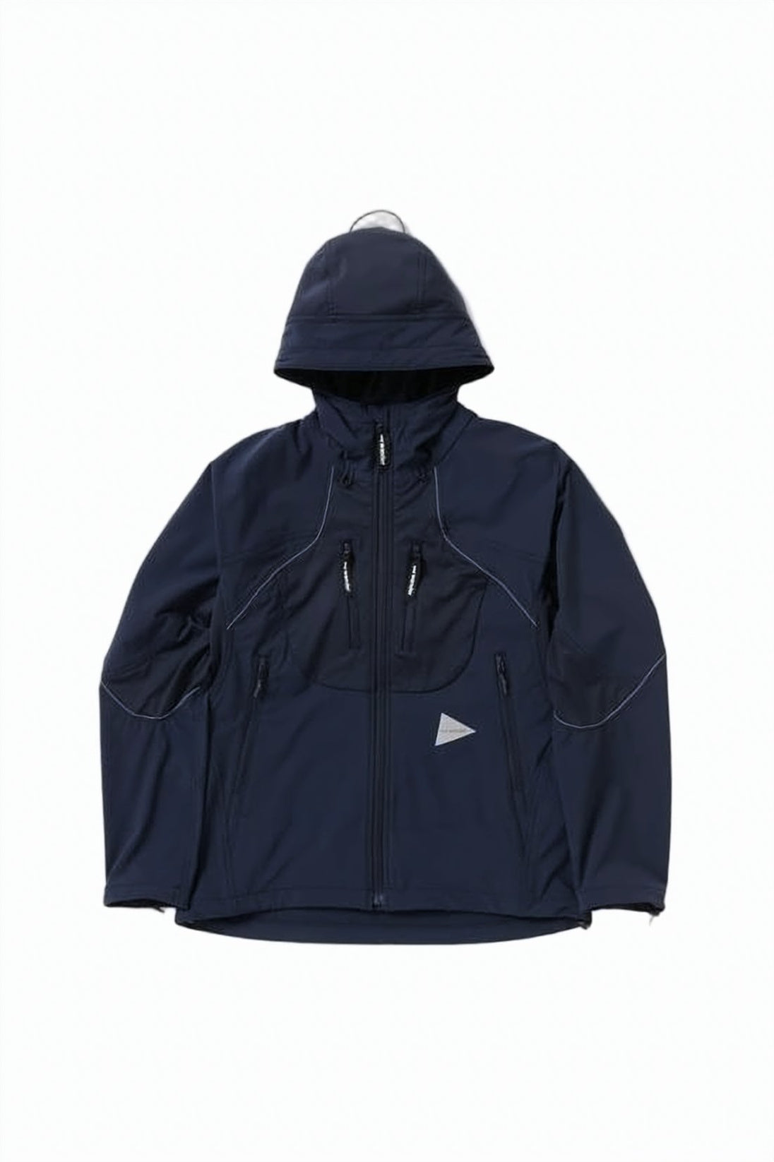 Structured Hooded Jacket with Reflective Piping