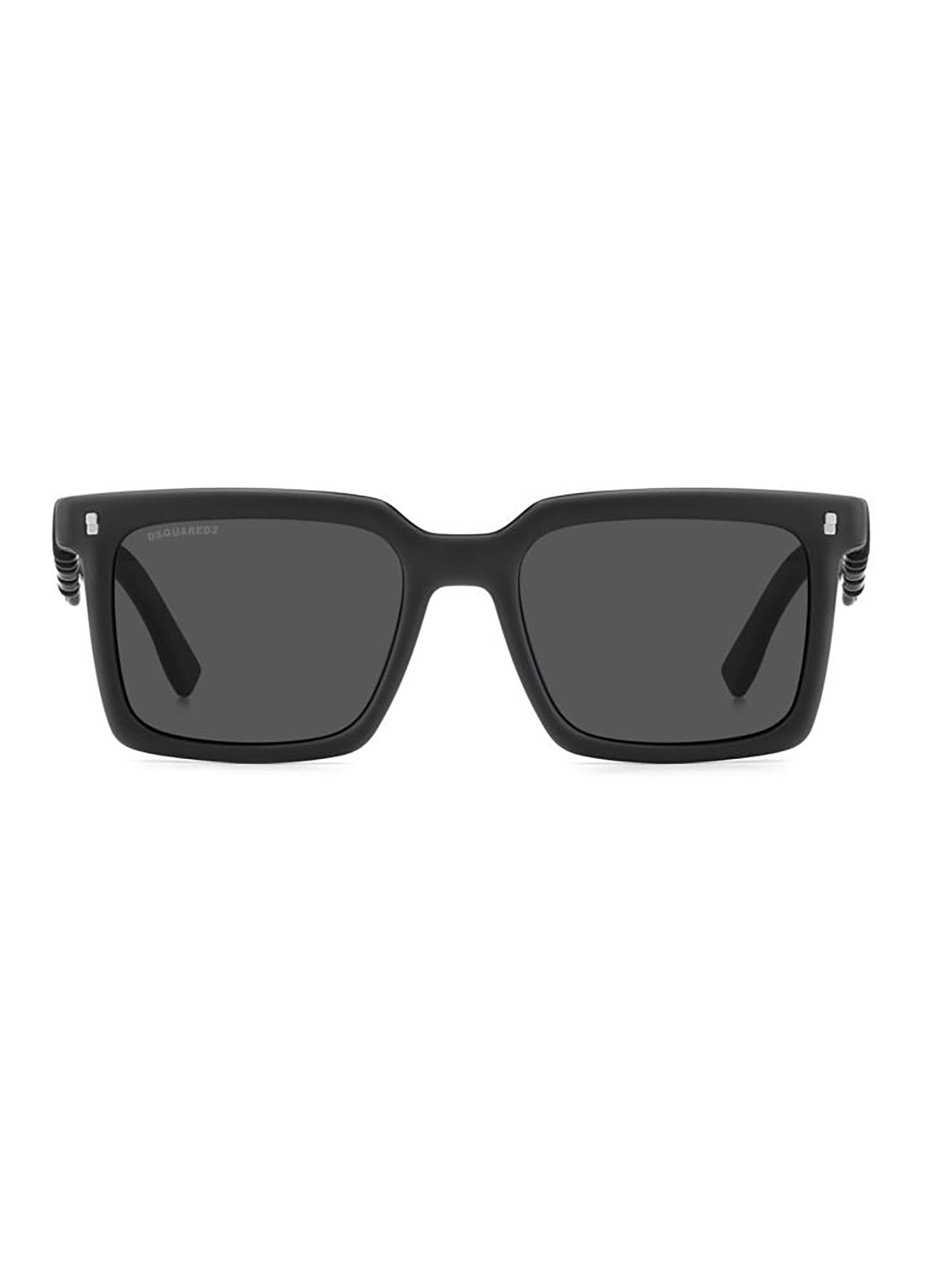 Bold Square Frame Sunglasses With Unique Temple Design