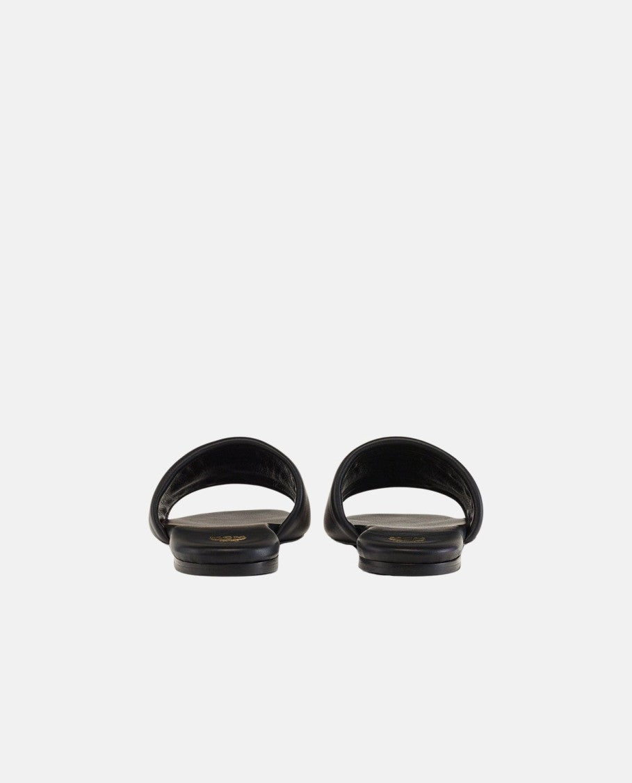 Mcm Leather Flat Sandals