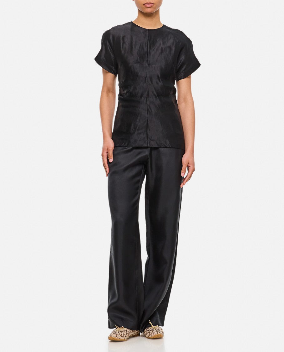 Black Straight Pants