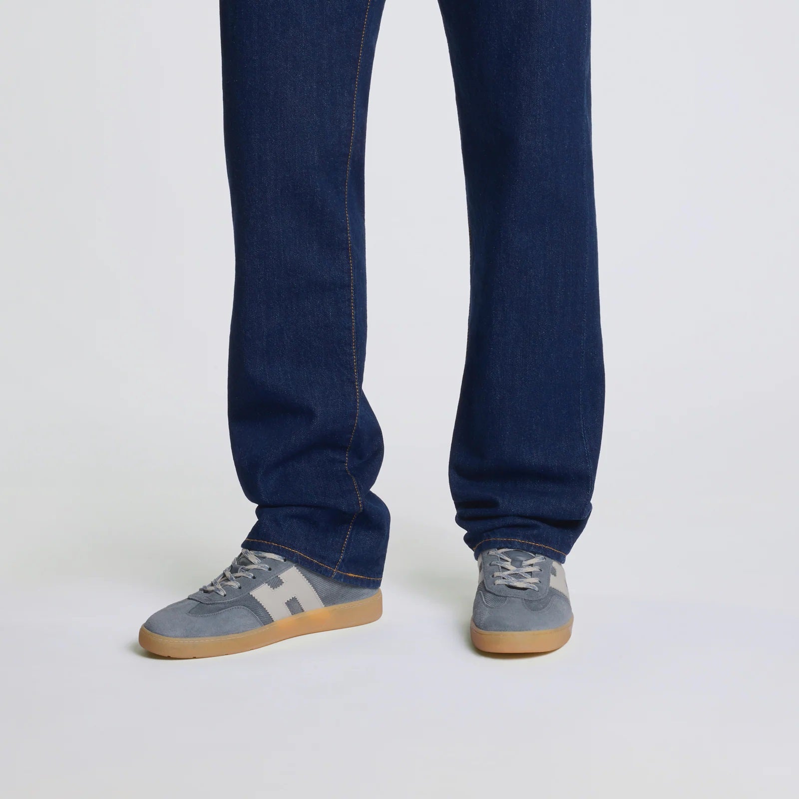 Cool Allacciato H Sneakers in Blue Denim