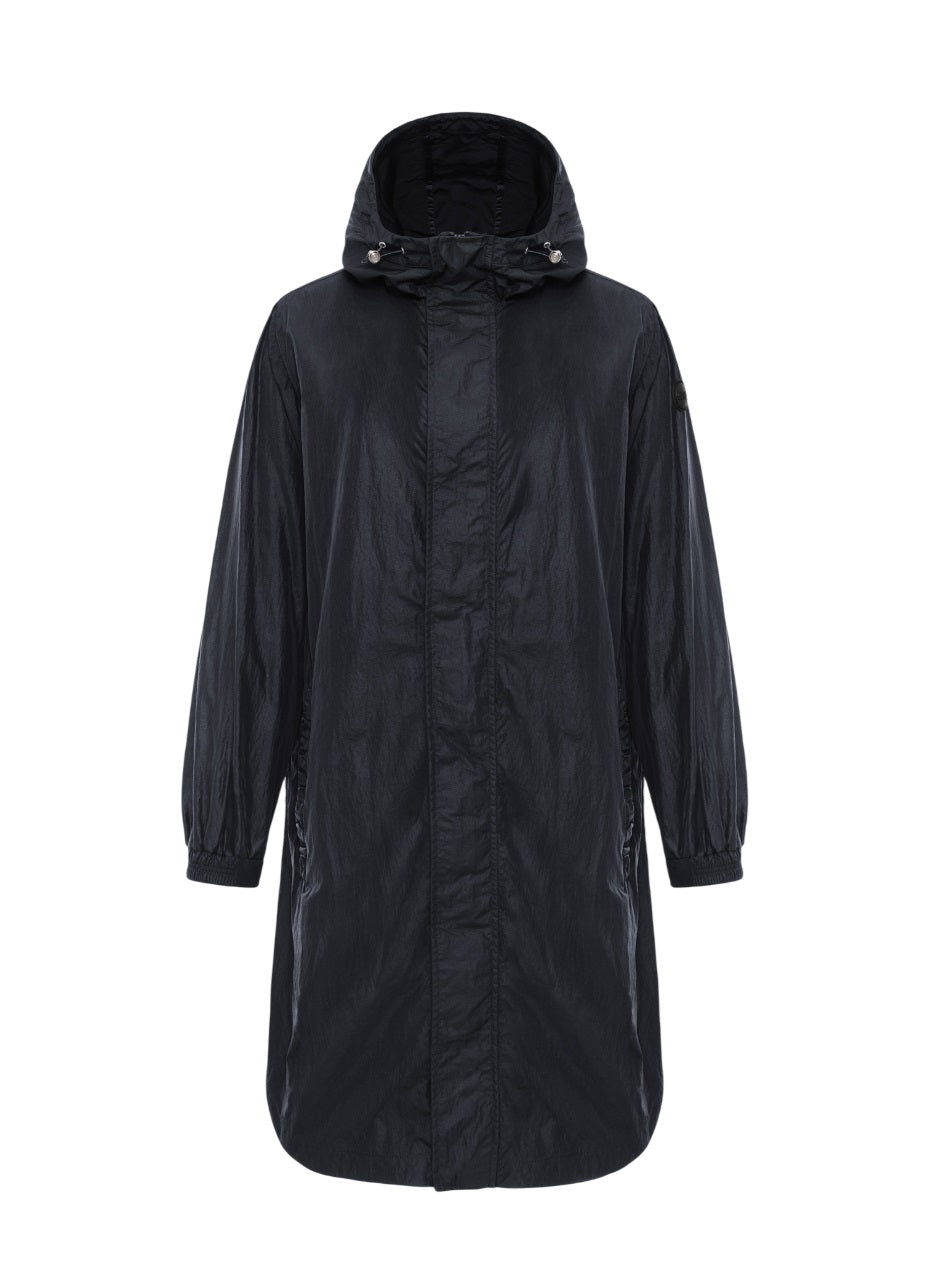 Lightweight Water-Repellent Windbreaker With Fixed Hood