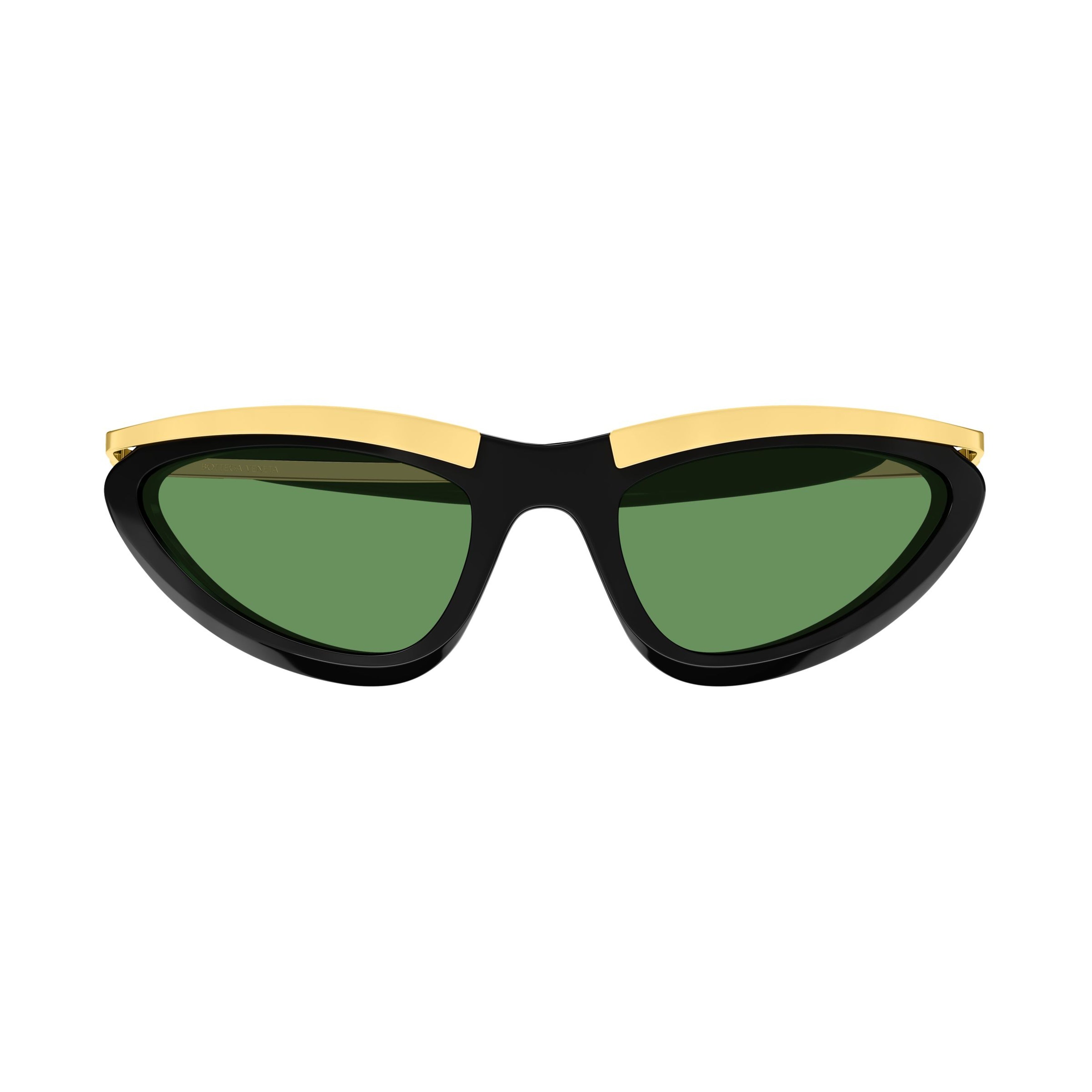 Black Bv1477s Gold Accent Cat-Eye Sunglasses