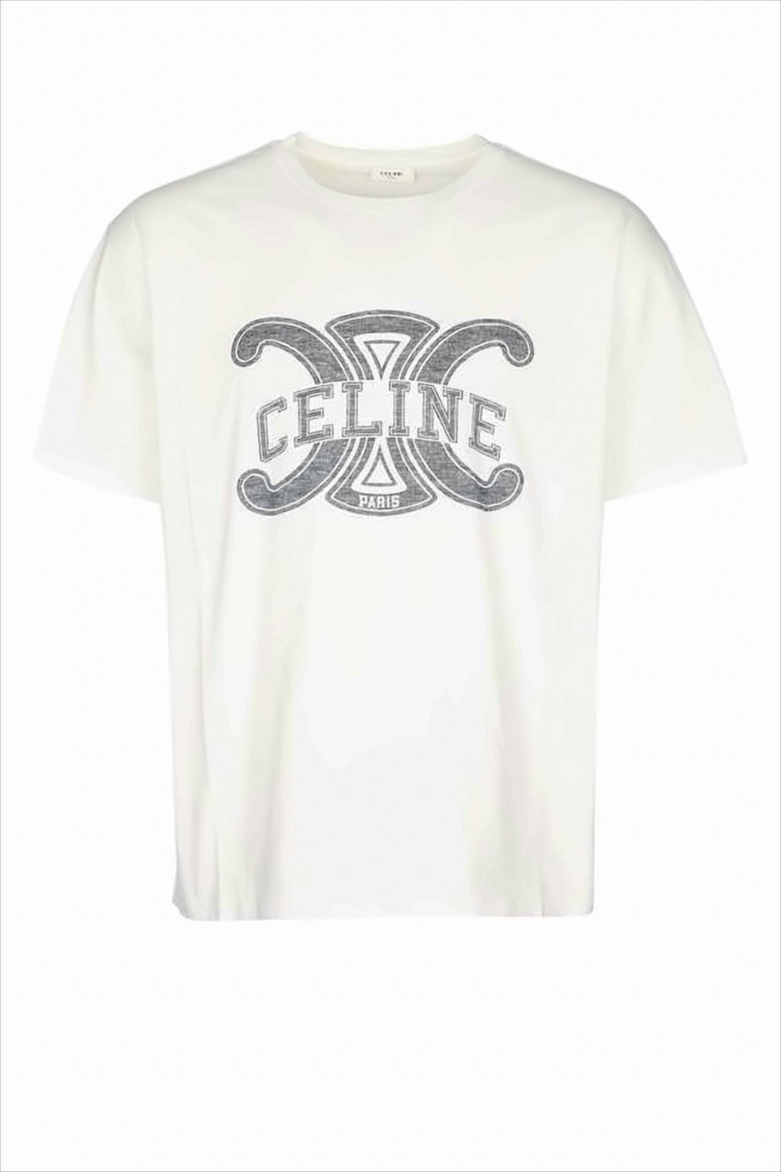 Short-Sleeved Graphic Logo Celine T-Shirt