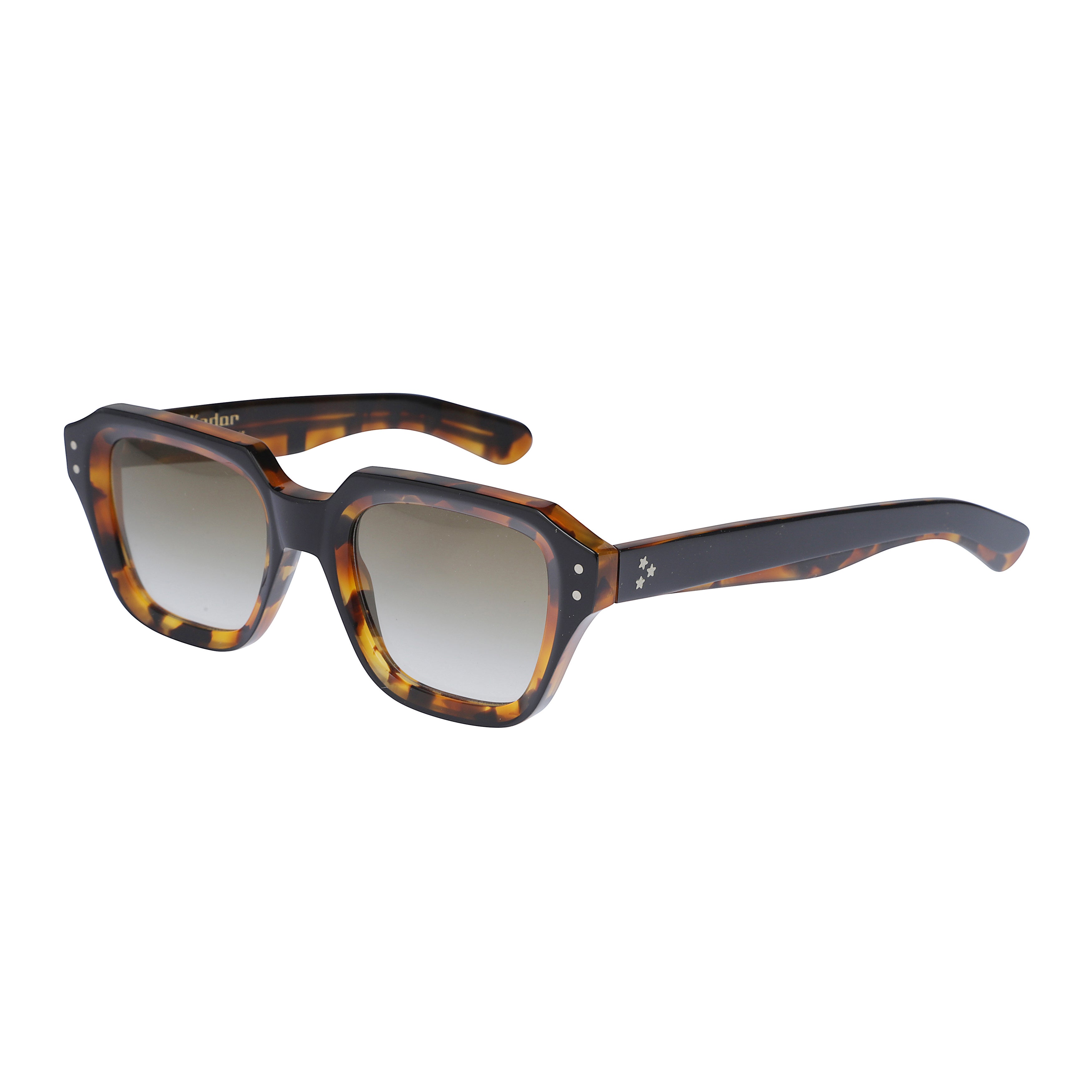 Smoke Oversized Tortoiseshell Frame Sunglasses with Gradient Lenses