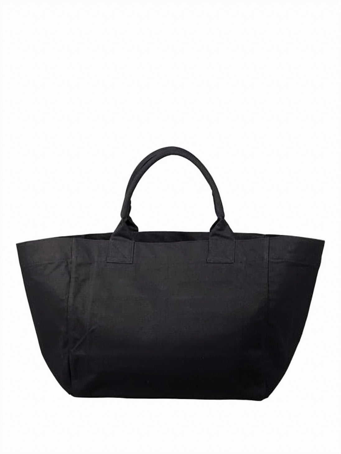 Spacious Black Tote Bag