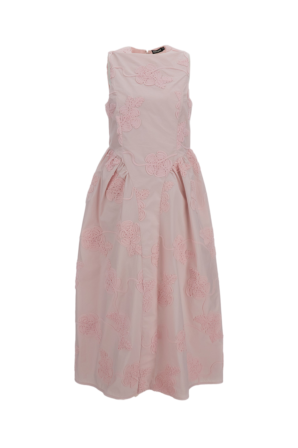 Flattering Pink Dress with Smooth Texture