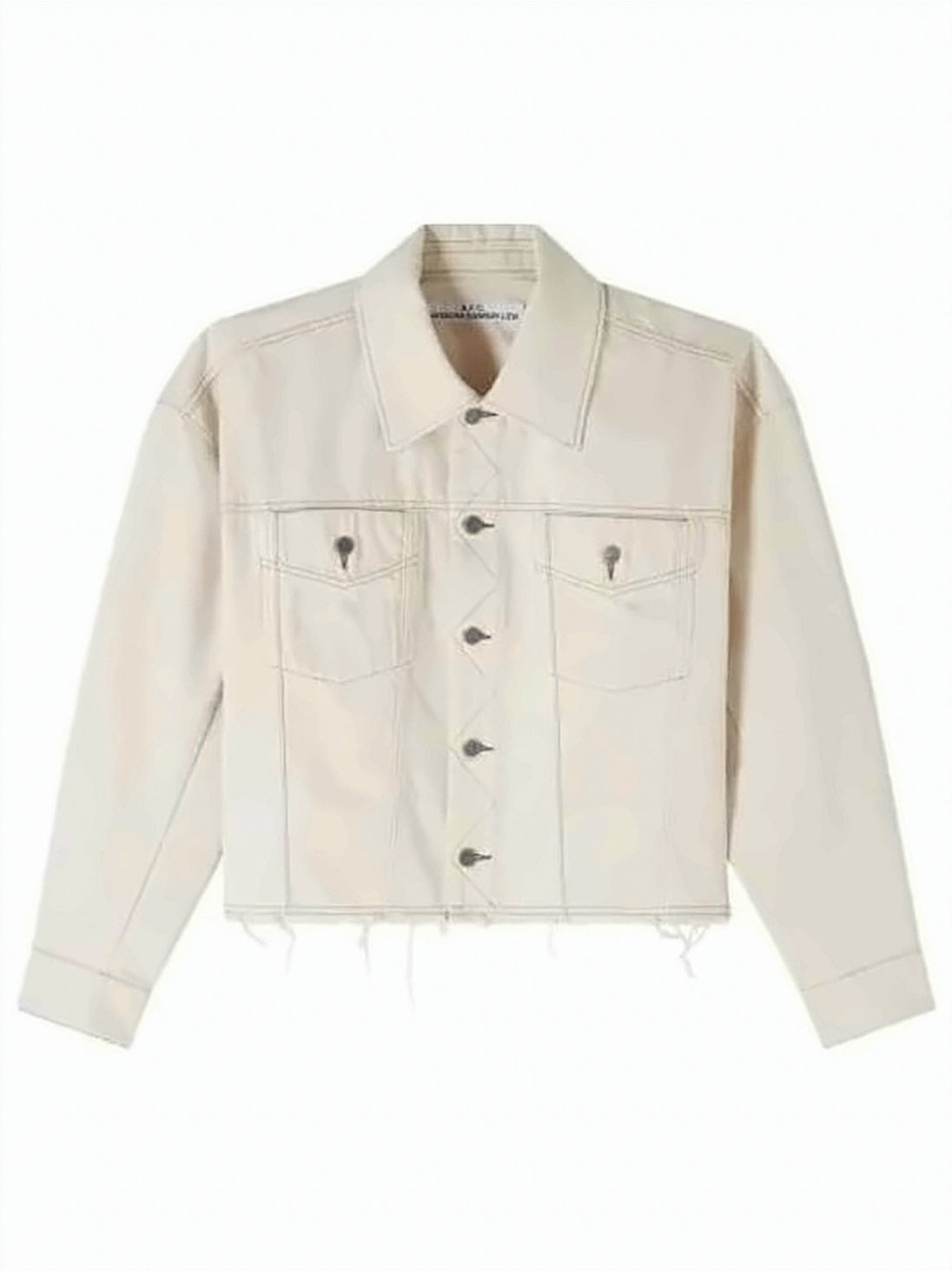 Cropped Boxy Denim Jacket