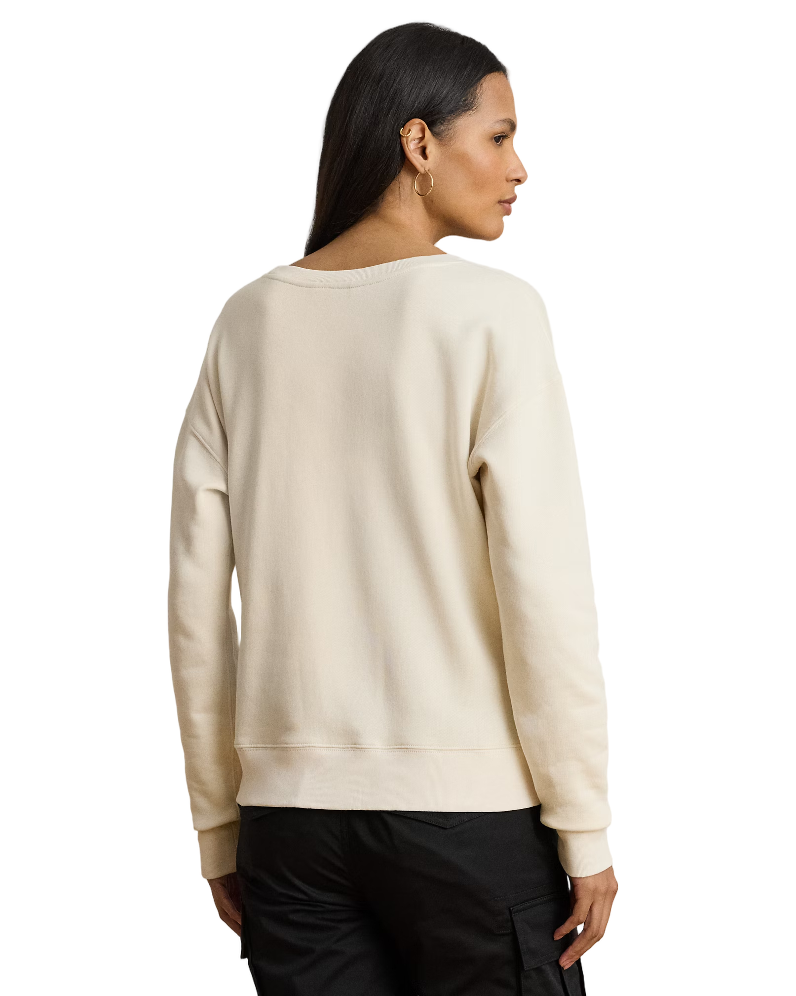 Kappy Long Sleeve Sweatshirt In Mascarpone Cream