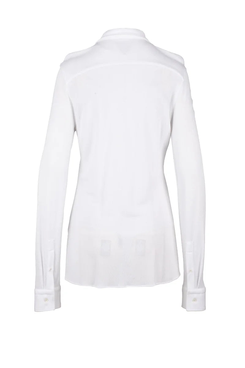 Long Shirt Viscose - White