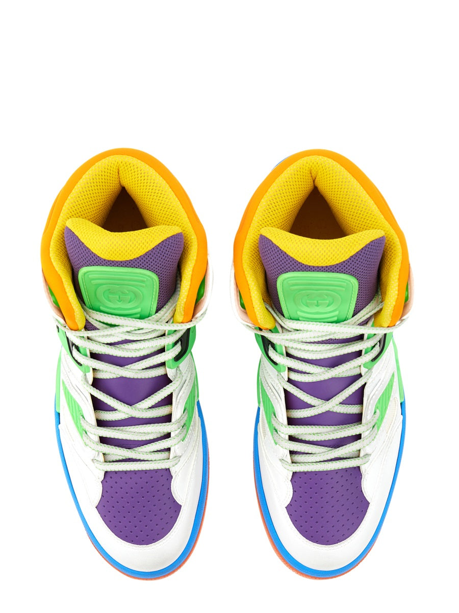 Low-Height Basketball Sneakers with 2.5 cm Rubber Sole