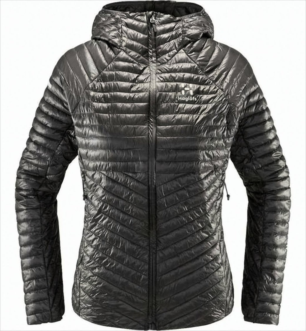Haglofs Quilted Down Jacket with Attached Hood