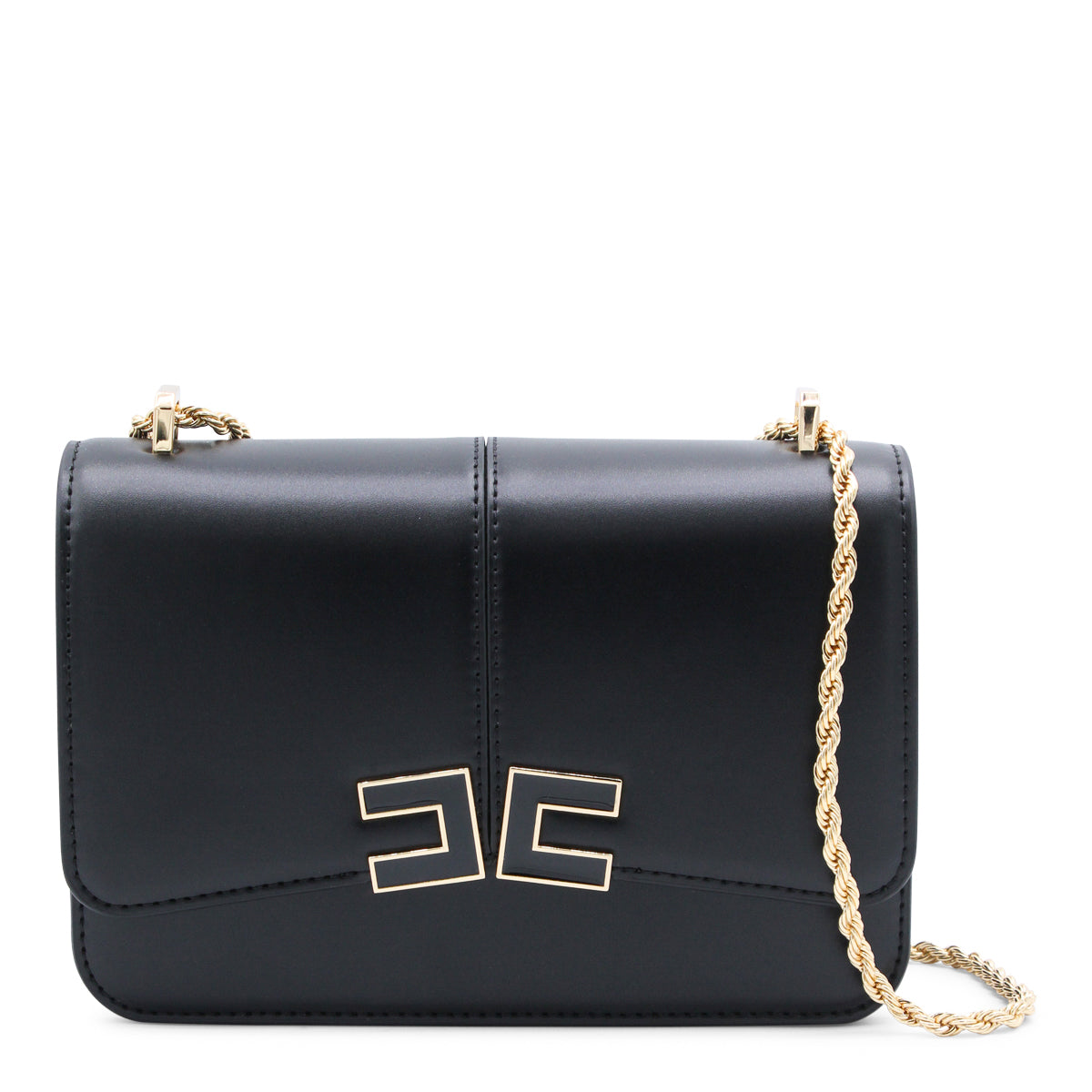 Structured Black Handbag