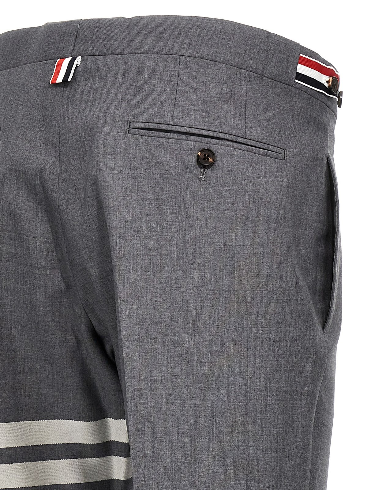 Tailored Grey Wool Pants