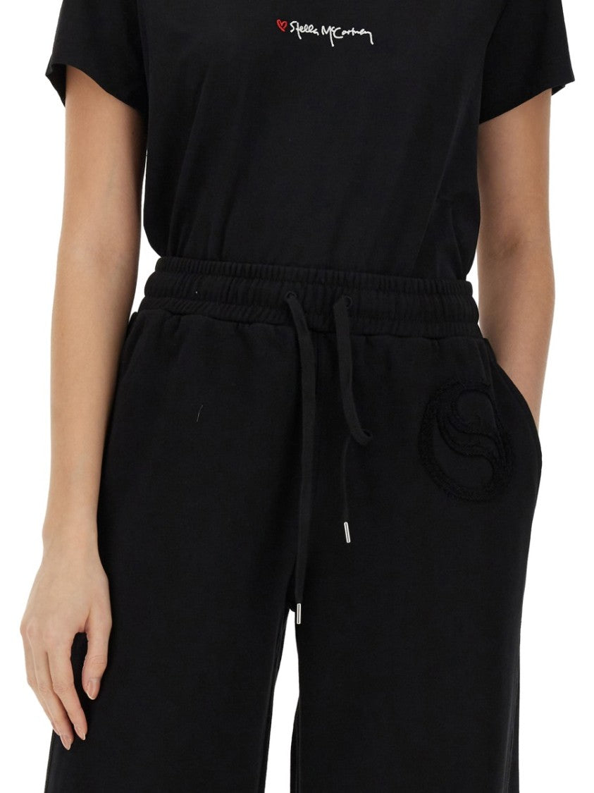 Oversized Black T-Shirt With Subtle Logo Detail