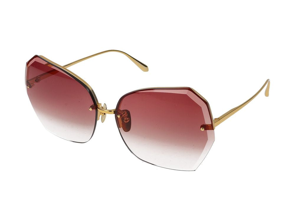 Sunglasses Linda Farrow LFL1546 Lila C6 Yellow Gold/Light Gold 69/15/140