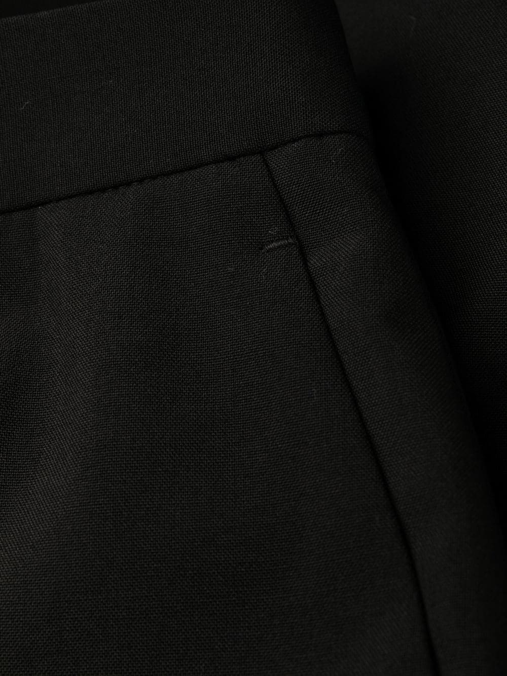 Slim-Cut Tailored Trousers in Virgin Wool