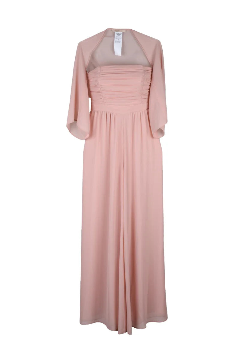 Tabacco Dress with Bolero - Pink