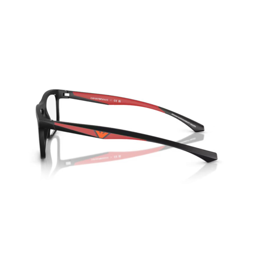 0ea3246 Rectangular Eyeglasses with Matte Black Frame