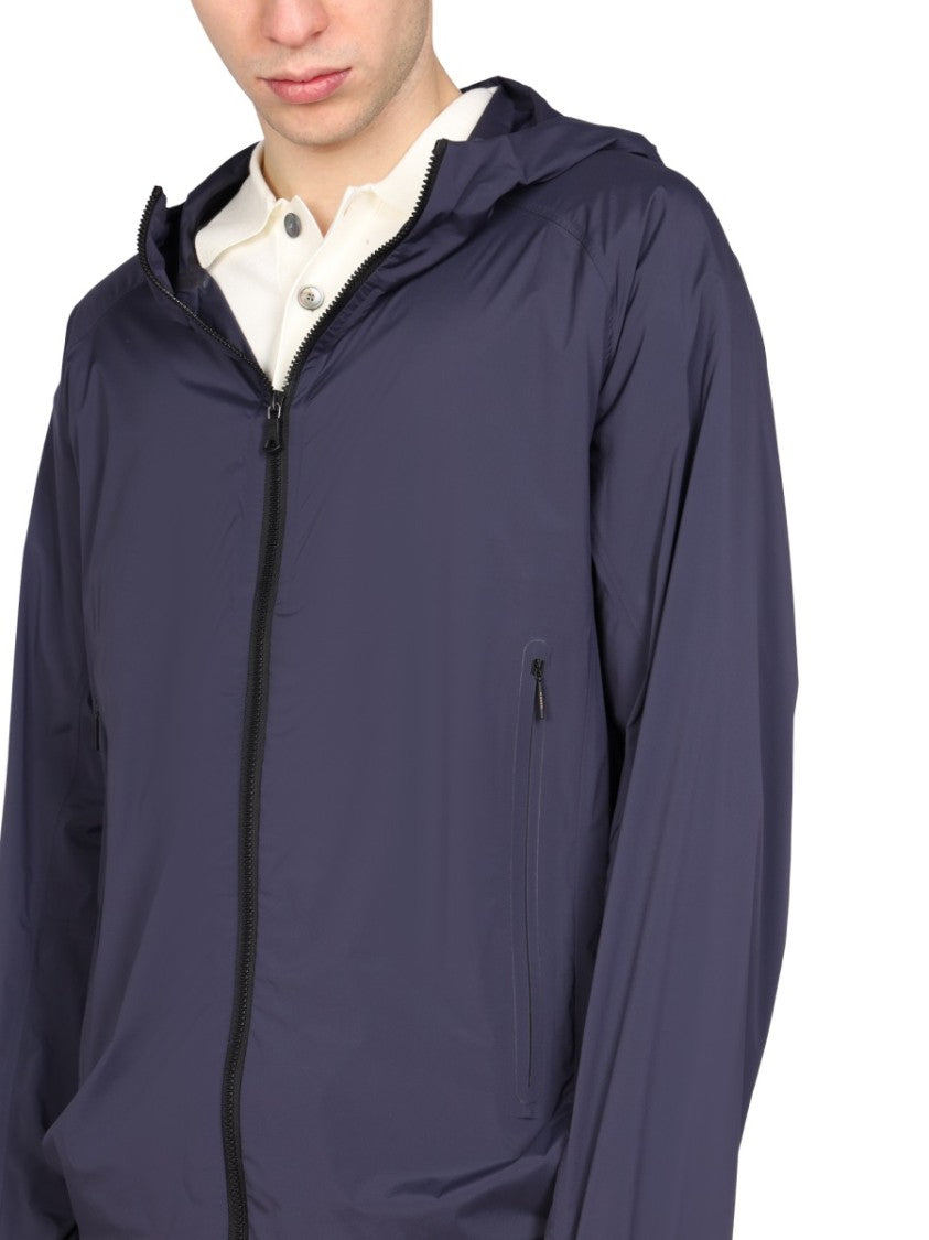 Tall Hooded Neck Nylon Jacket