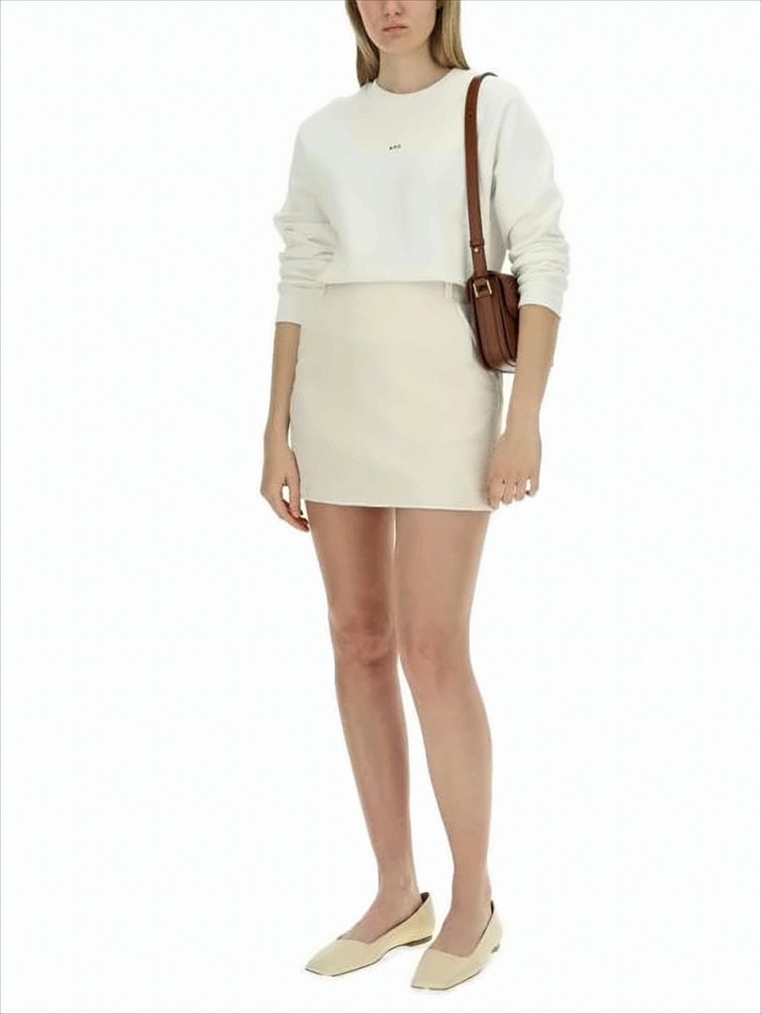 Light Beige Short Skirt