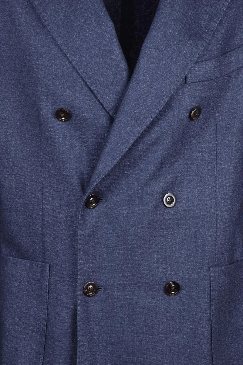 Double-Breasted Jacket - Blue