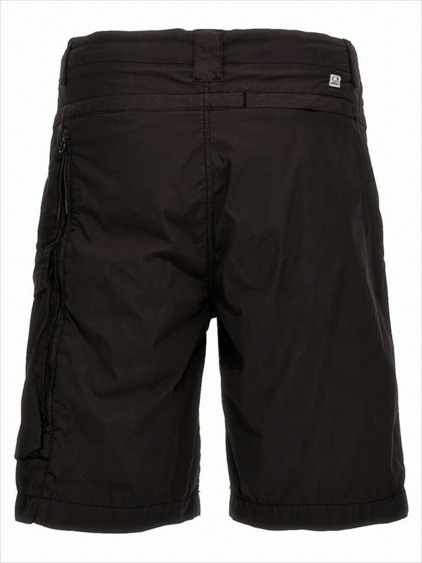 Classic Black Relaxed-Fit Shorts With Logo Detail