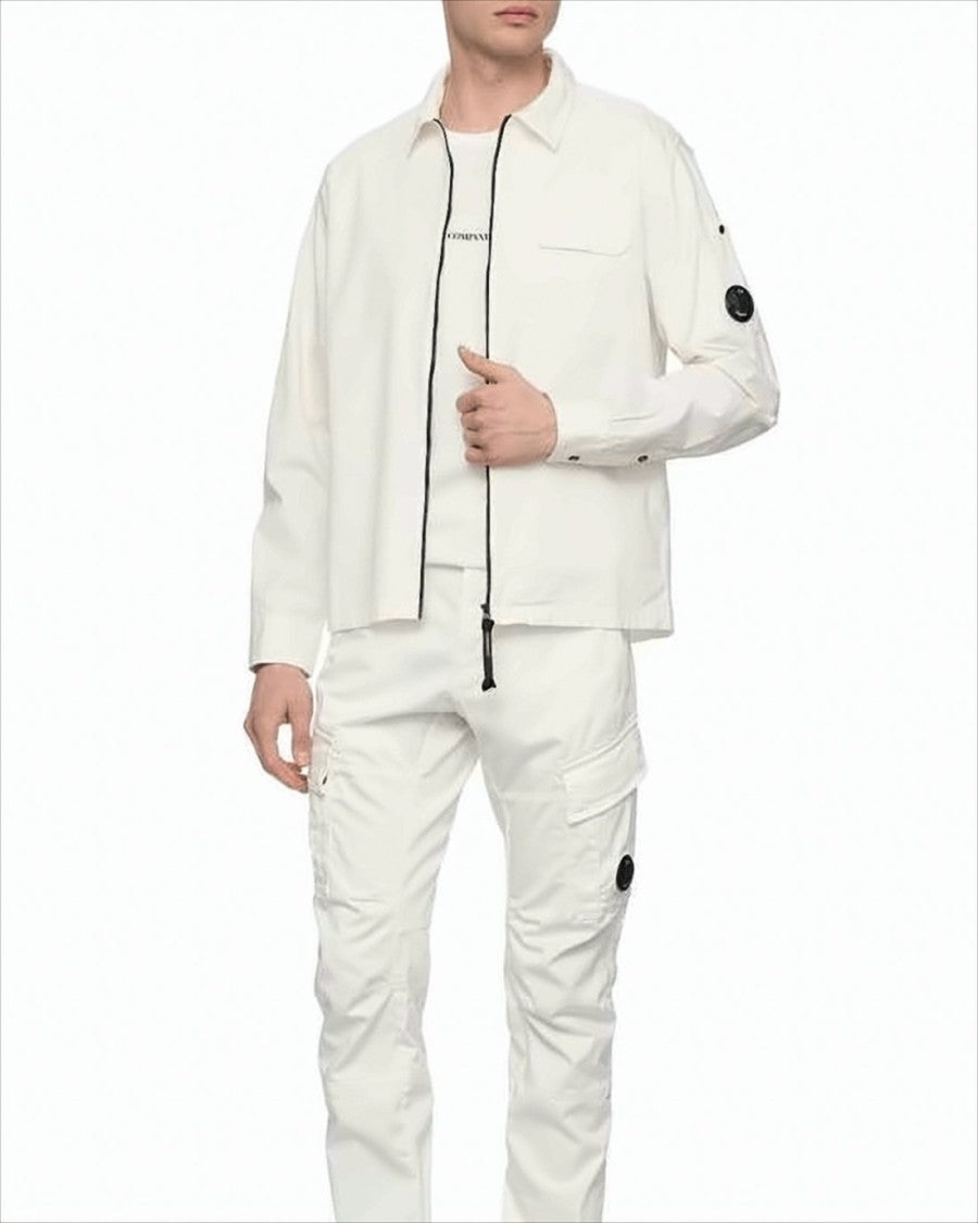 Minimalist Front-Zipper Jacket with Classic Collar