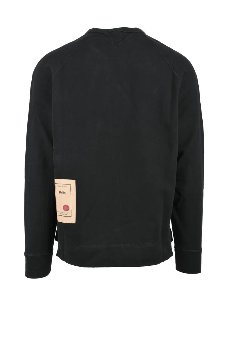 Crew Neck Sweatshirt - Black