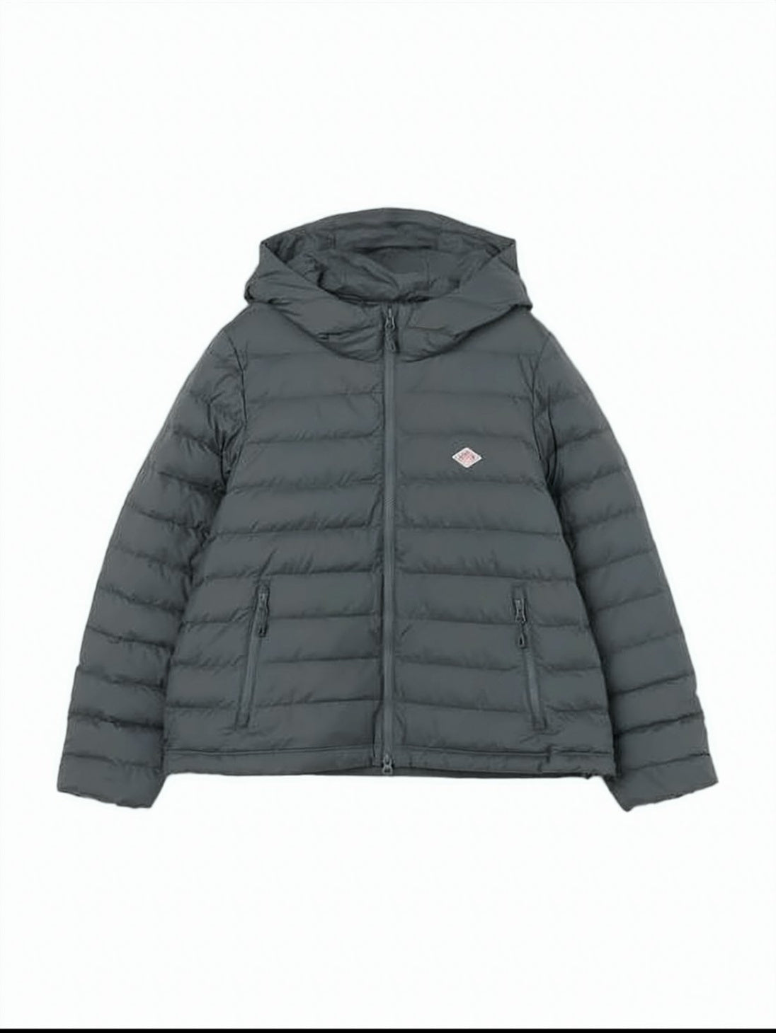 Lightweight Grey Horizontal Quilted Padded Jacket