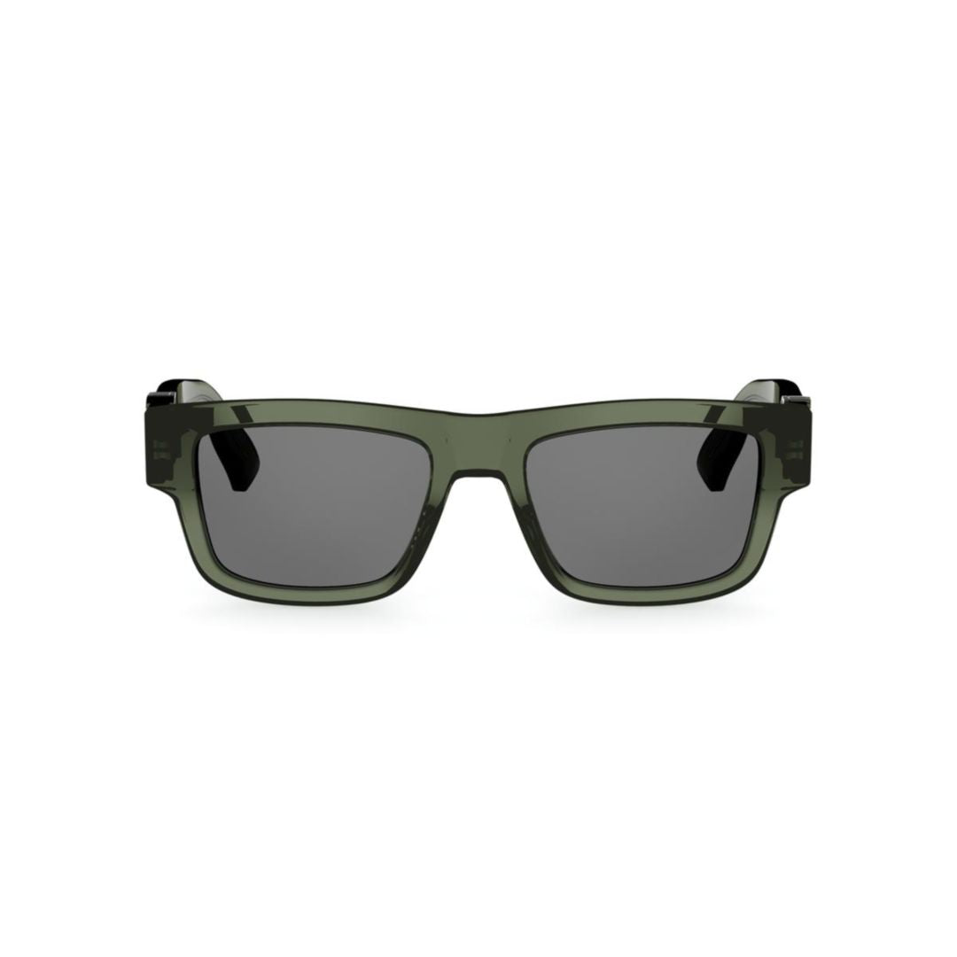 Oblique S3i Translucent Rectangular Frame Sunglasses