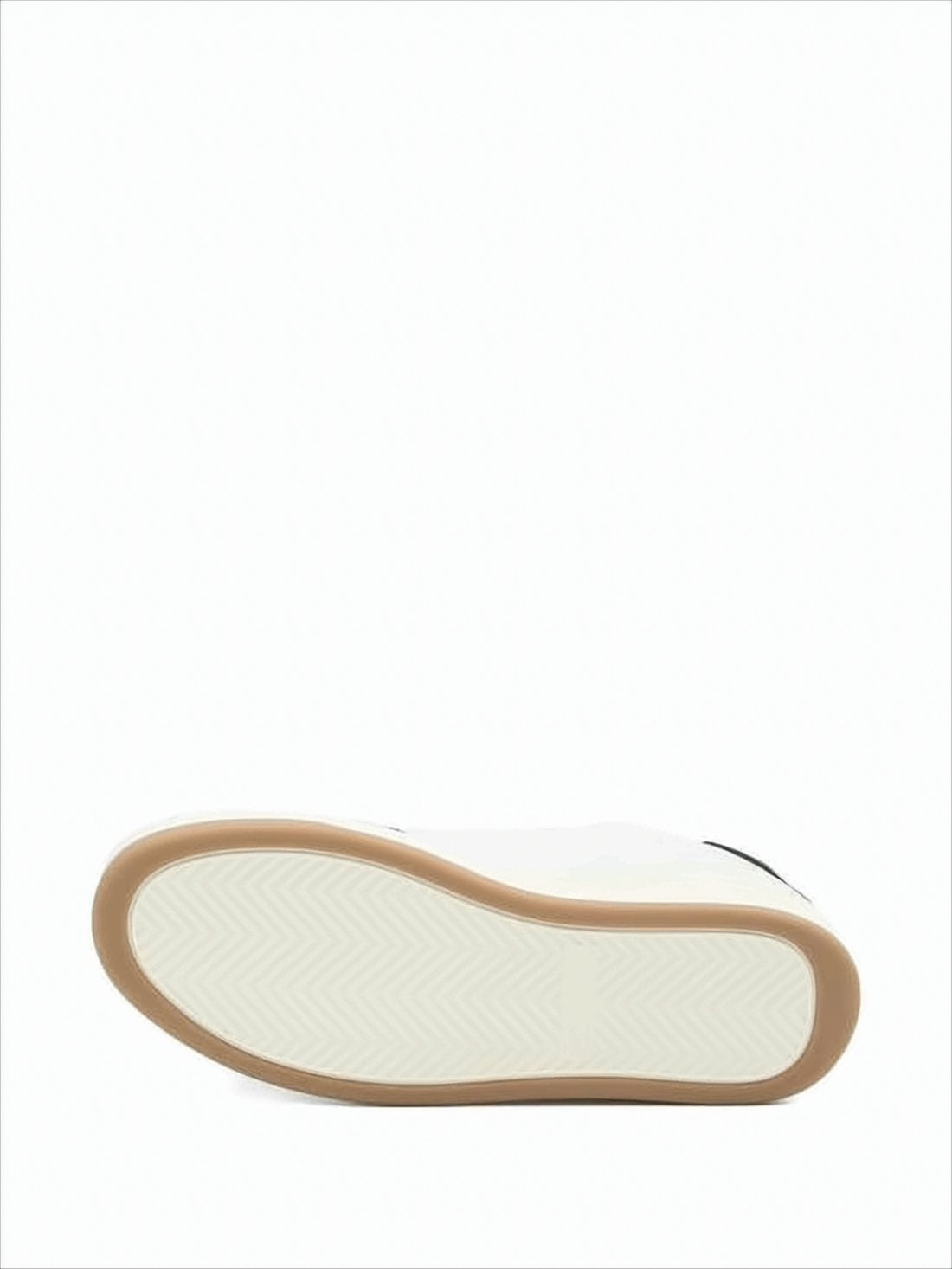 Low-Top Smooth Leather Sneakers with Suede Accents